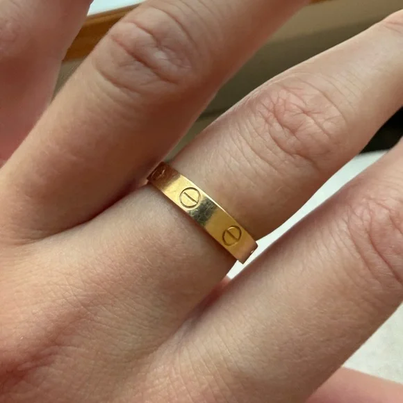 Cartier Love wedding band yellow gold size 55 - Picture 9 of 9